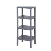 Mithra Life 4 Katlı Plastik Gri Banyo Mutfak Rafı MIT1051 - 2
