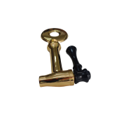 Bakır Çay Ocağı Için Musluk Bakır Kaplama Sarı Renk, Çay Kazanı Musluğu 1.SINIF KALİTE thumbnail 2