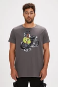 Bad Bear FAVE T-SHIRT ASPHALT Erkek Tişört K.Gri S-XXL - 1