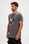 Bad Bear FAVE T-SHIRT ASPHALT Erkek Tişört K.Gri S-XXL - 3