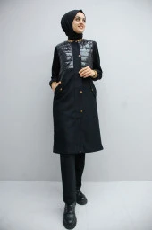 3019 Yelekli Kapitone Üçlü Takım - 2