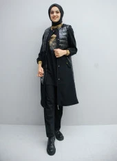 3019 Yelekli Kapitone Üçlü Takım - 3