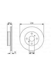 Fren Dıskı On . Japon Corolla E9. E10. E11 Kar 0986479r75 - 1