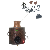 Bakır Kumda Kahve Makinesi TEK Cezvelik, 1 Kalite A++ EV İÇİN BAKIR KUMDA KAHVE MAKİNESİ SAFİR thumbnail 1