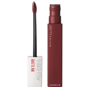 Maybelline New York Super Stay Matte Ink Likit Mat Ruj, 50 Voyager, Bordo, 5 ml - 6