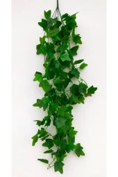 100 Cm 5 Dal Islak, Gerçek Dokulu Yapay Sarmaşık Yeşil Hedera Sarkan Bitki Dekoratif Yapay Çiçek - 1