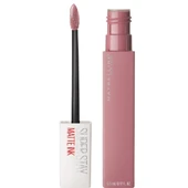Maybelline New York Super Stay Matte Ink Likit Mat Ruj, 10 Dreamer, Pembe, 5 ml - 1