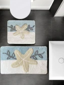 Merrimack Açık Mavi 2li Banyo Paspası (60x100 50x60 cm) - 2