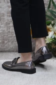 Fort 16215 Açma Toka Detaylı Rahat Topuklu Loafer Kadın Ayakkabı thumbnail 9