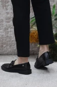 Fort 16215 Açma Toka Detaylı Rahat Topuklu Loafer Kadın Ayakkabı thumbnail 4