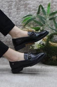 Fort 16215 Açma Toka Detaylı Rahat Topuklu Loafer Kadın Ayakkabı thumbnail 5