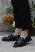 Fort 16215 Açma Toka Detaylı Rahat Topuklu Loafer Kadın Ayakkabı thumbnail 3