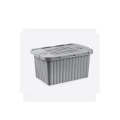 18 Litre Gri Renk Split Box Plastik Saklama Kutusu - RNL-DNY2011GREY - 1