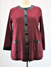 3453 Düğmeli Çift Cepli Ceket - 1