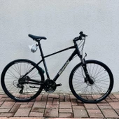 Bianchi T0018FS-D HD Fren 21 Vites 28 Jant Trekking Şehir Bisikleti Siyah Bej 47 Kadro - 1