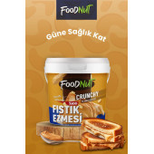 FoodNut %100 Şekersiz Sporcu Dostu Fıstık Ezmesi 1 Kg Şekersiz Yer Fıstığı Ezmesi Proteini Yüksek. - 4