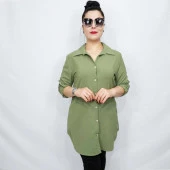 8020 Ayrobin Kumaş Gömlek Tunik - 1