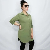 8020 Ayrobin Kumaş Gömlek Tunik - 2