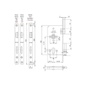 Kale Alman Silindir Yuvalı Kilit 150 thumbnail 2
