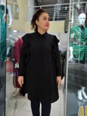 7500 Fırfır Detaylı Gömlek Tunik - 2