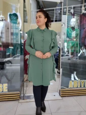 7500 Fırfır Detaylı Gömlek Tunik - 6