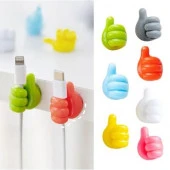 3B Trend El Şeklinde Kauçuk Çok Amaçlı Kablo Tutacak 10 Adet - 2