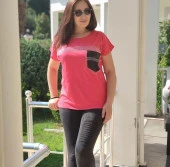 3042 Taş Detaylı Bluz - 1