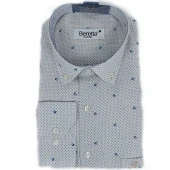 5136 Desenli Classic Gömlek - 1