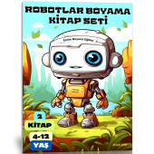 Robotlar Boyama Kitap Seti (2 Kitap) - 1
