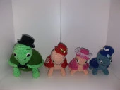 Renkli Tosbik Takım Amigurumi Organik Oyuncak - 1