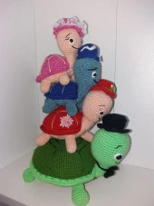 Renkli Tosbik Takım Amigurumi Organik Oyuncak - 2