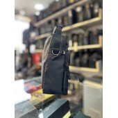 SİYAH KETEN KUMAŞ EL OMUZ ÇANTASI thumbnail 3