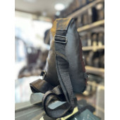 TRG POLO SİYAH  SUNNİ DERİ ÇAPRAZ BEL ÇANTASI thumbnail 1