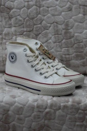 Vicco 925.F24Y.219 Star Beyaz Bilekli Keten Çocuk Ayakkabı thumbnail 1