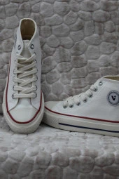 Vicco 925.G24Y.219 Star Beyaz Bilekli Keten Çocuk Ayakkabı thumbnail 5