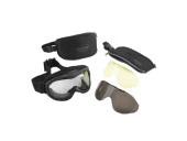 3M 71360-99999M Fahrenheit Taktik Gözlük +Değiştirilebilir Lens+Çanta - 1