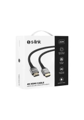 S-LINK SLX-HD4K30 19+1 HDMI TO HDMI 30MT METAL V2.0 4K (4096*2160) 30HZ KABLO - 2