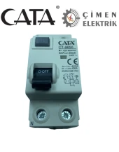 CATA CT 9650 2X32A 30mA 6kA Monofaze Kaçak Akım Rölesi - 1