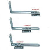 Ayarlı Deprem Demiri Duvar Bağlantı Aparatı - 2 Adet - 1