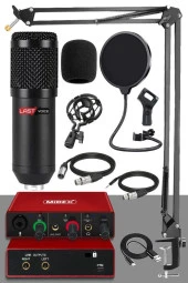 Midex GLX Paket-2 BM800 And Mikrofon Ses Kartı + Stand Set - 1