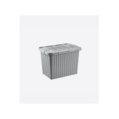 10 lt Split Box Plastik Gri Rengi Derin  Saklama Kutusu - RNL-DNY20020GREY - 1