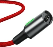 Baseus Zinc Magnetic Şarj Data Kablosu Type-C Başlık 3A 1Metre thumbnail 2