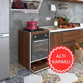 Kenzlife ankastre modülü kabini berilyum cvz fırın ocak dolabı kapaklı - 1