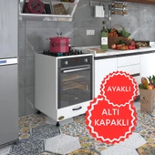 Kenzlife ankastre modülü kabini radon byz fırın ocak dolabı kapaklı ayaklı - 1