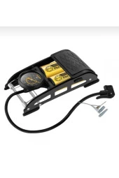 Moonshop Çift Piston Ayak Pompası Bisiklet, Top, Motorsiklet Şişirme J44B-01 thumbnail 1