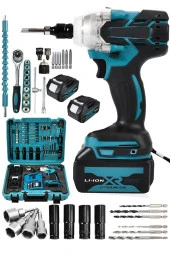 Moonshop Pro Japan Kömürsüz Motor 250 Vf 20 Ah Sanayi Tip Setli Bijon Somun Sökme Sıkma Makinesi 15 Pilli thumbnail 1