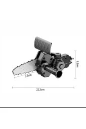 Moonshop Zincirli Testere Dönüştürücü Şarjlı Elektrikli Matkap Için Taşınabilir Ahşap Testere Adaptörü. thumbnail 2