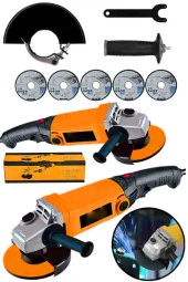 Moonshop Pro Seri 3000 W Devir Ayarlı Spiral Taşlama Metal Kesim 5 Psc Taş Hediye Seri Hızlı Kesim - 1