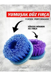 Moonshop Polisaj Halı Yıkama Temizleme Yumuşak Fırça Ve İlaçlama Pompası Köpük Pompası thumbnail 3