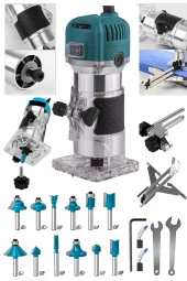 Moonshop 3600 Watt Profesyonel Formika Traşlama Freze Makinası Ve Uçları 6 Mm Pens 2 Yıl Garantili - 1